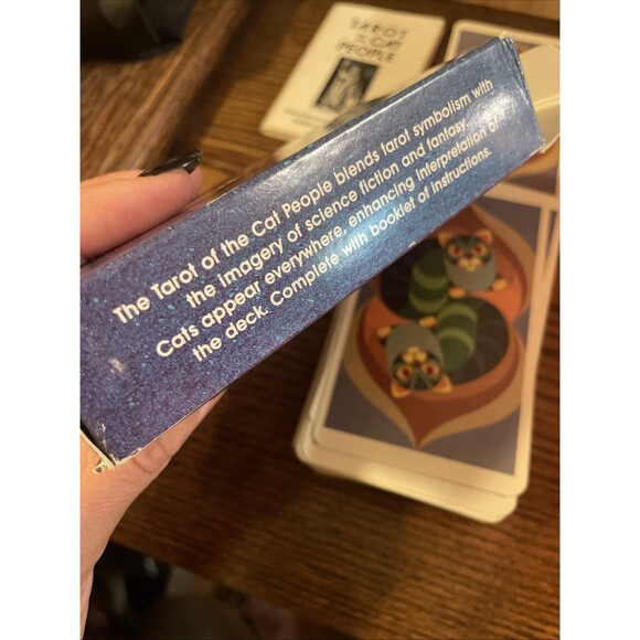 Tarot Of The Cat People 1985 Full Deck W/Instructions Karen Kuykendall Belgium - Picture 7 of 10